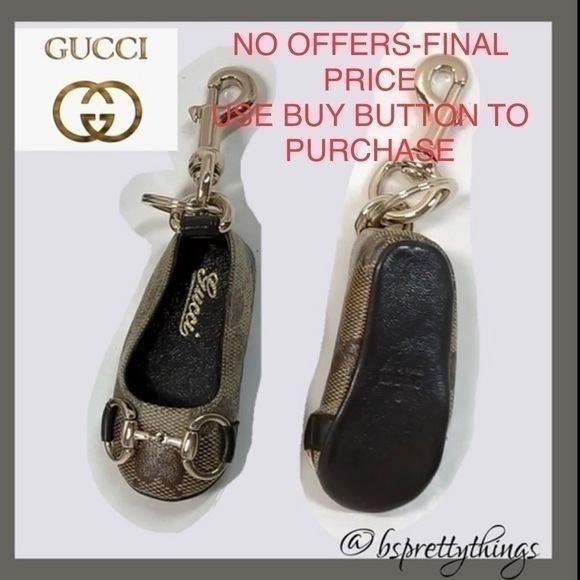 Gucci Handbags - Gucci Bag Charm/Key-Fob Shoe